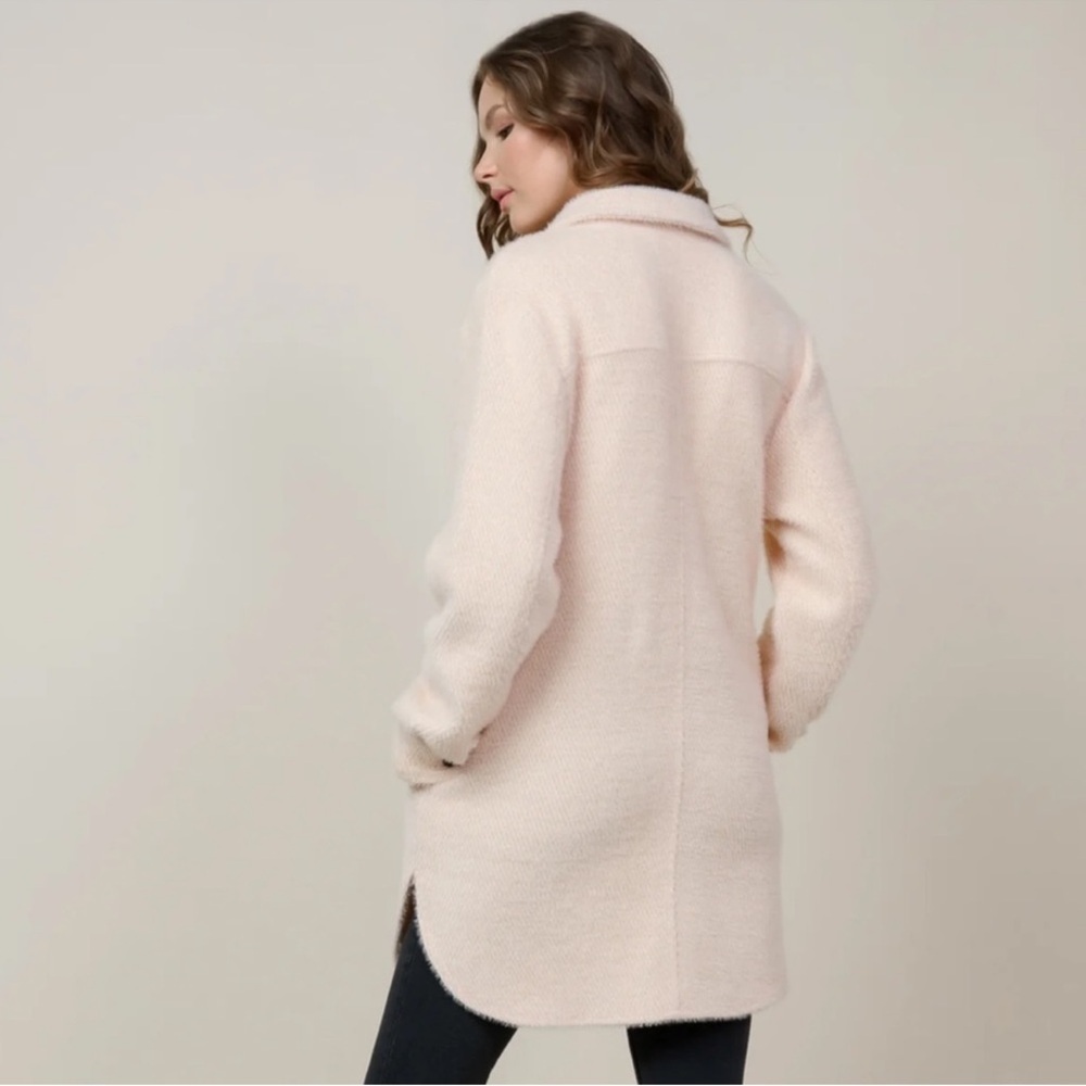 SKIES ARE BLUE | BLUSH SHACKET | KNEE LENGTH - Picture 5 of 10